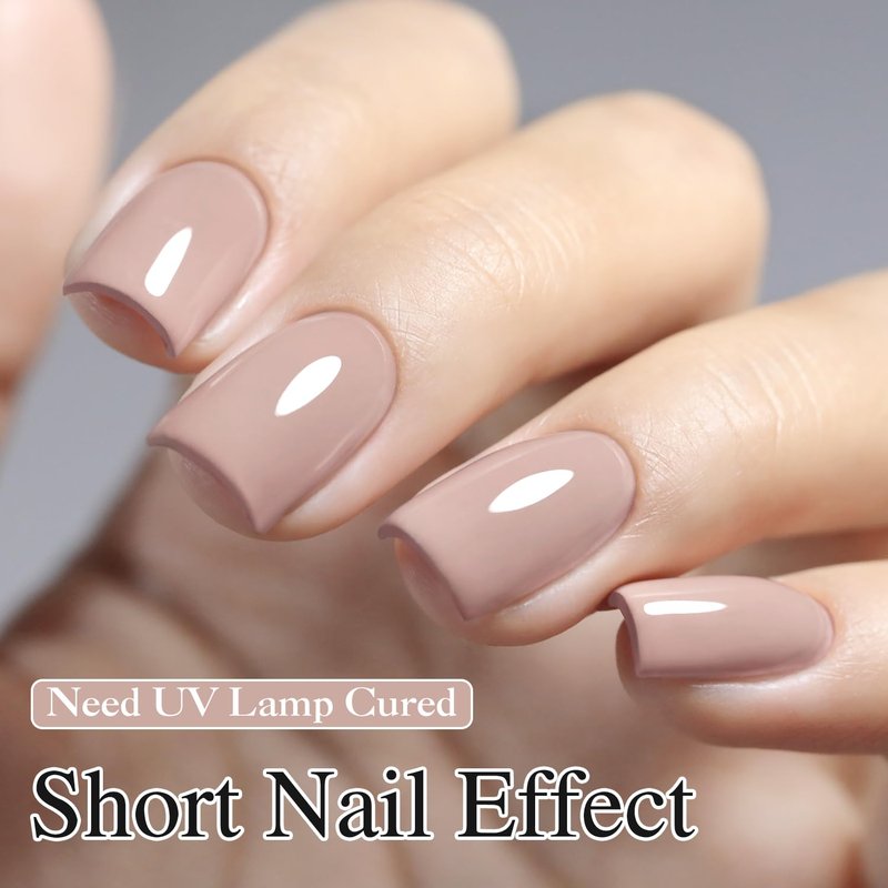 Skiennix Double Rhythm Gel Polish - Milky Khaki 15ML | Sheer Pastel Nail Art for Salon Quality at Home