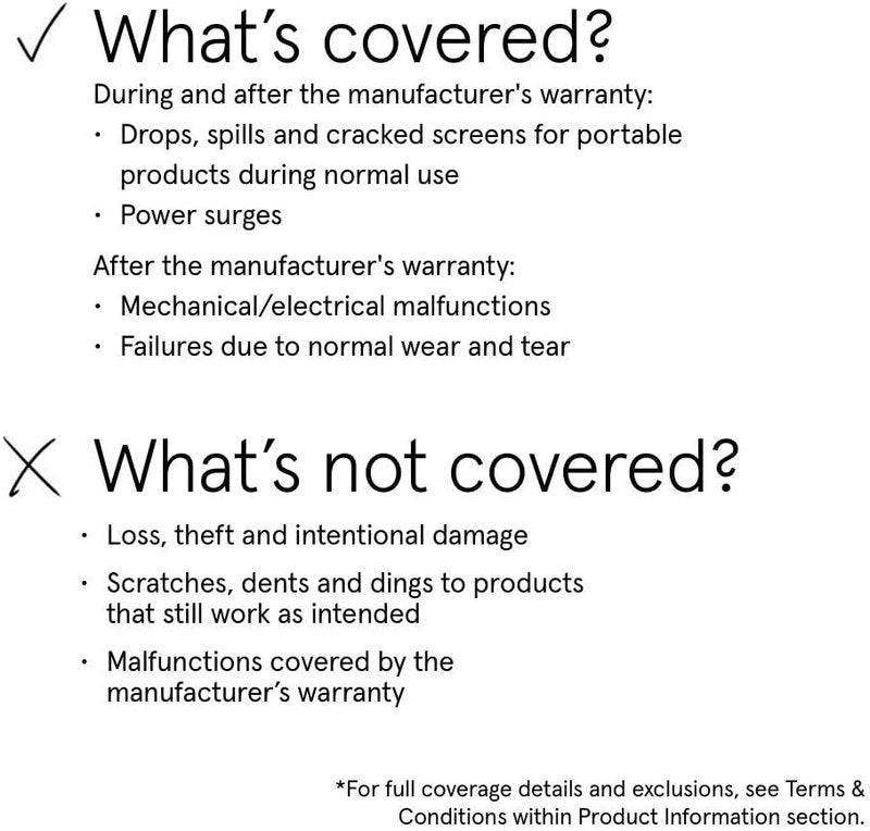 ASURION 4-Year Housewares Protection Plan - Comprehensive Coverage for $60-$69.99