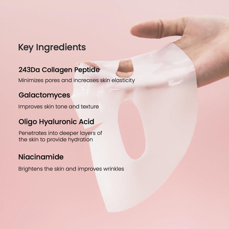 Collagen Trio Set - Bio Collagen Mask, Peptide Serum & Cream for Plump, Glass Skin | Korean Skin Care Essentials