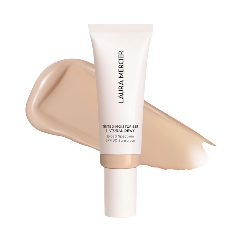 Laura Mercier Tinted Moisturizer - Natural Dewy SPF 30 | 24HR Hydration, Buildable Coverage, Improve Skin Tone