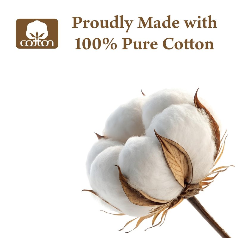 FERMALIFE Premium 100% Pure Cotton Rounds Dual Sided Exfoliating & Ultra Soft Pads for Face, Toner, Makeup, Nails, Facial, Skincare & Baby Care, Lint Free, Hypoallergenic (300ct (3 Bags))
