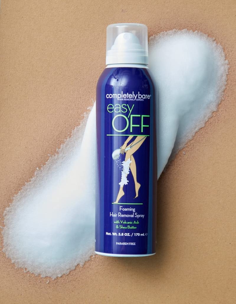 Completely Bare Foaming Hair Removal Spray - Shea Butter & Aloe Vera | 5.8 OZ