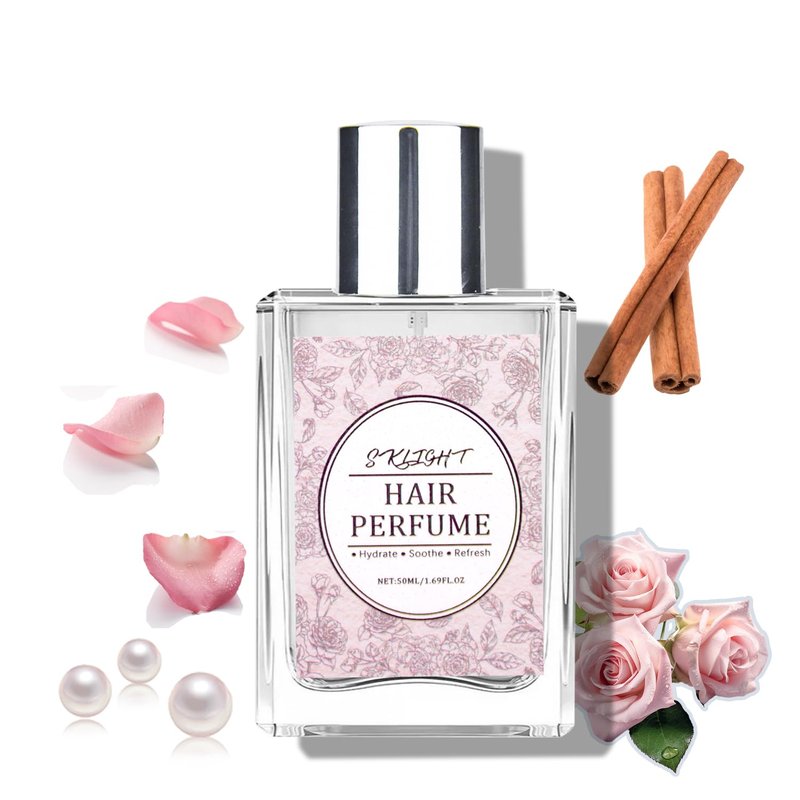 Hair Perfume for Women - Long Lasting Pheromone Mist | Romantic Rose Scent, Hydrates & Nourishes, 50ML