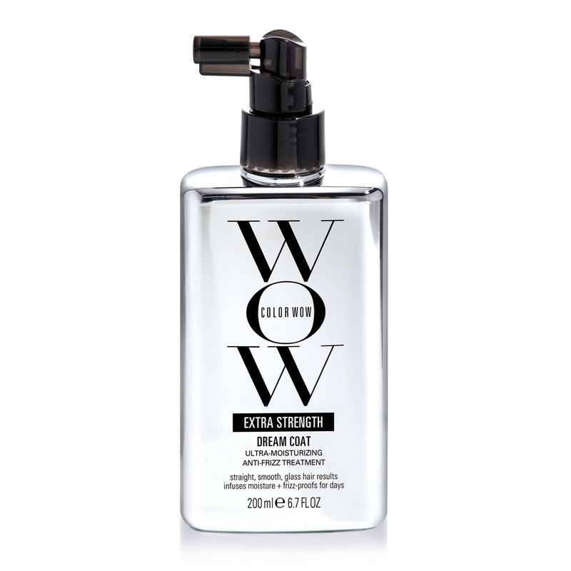 COLOR WOW Extra Strength Dream Coat – Powerful ultra moisturizing, anti humidity treatment for extremely frizz prone hair, glassy smooth, straight + resistant styles up to 3-4 washes