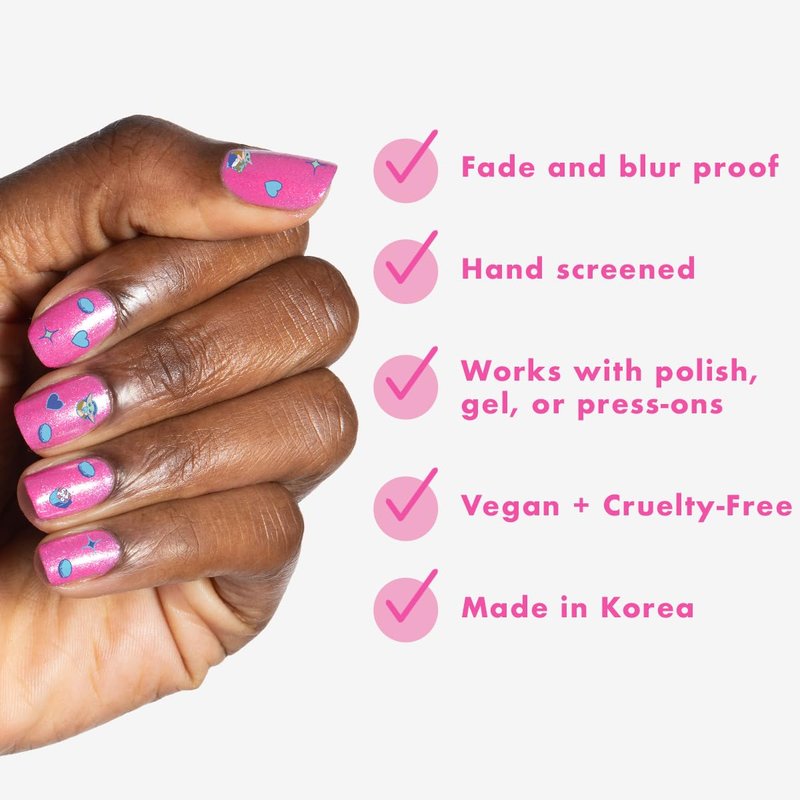 Olive & June Nail Art Stickers | Star Wars: The Mandalorian & Grogu | Easy-to-Use Nail Designs | Nail Art Made Easy | Hand-Screened, No-Fade Ink | Accent, Mix & Match, or Cover Chipped Polish | Grogu