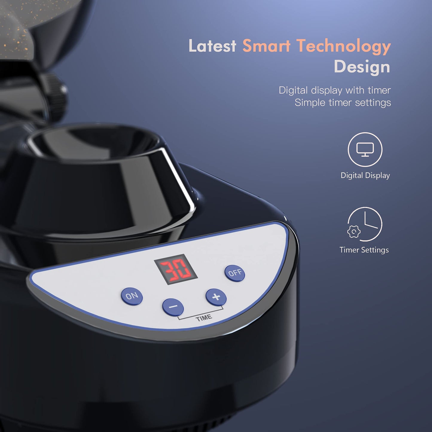 TASALON Standing Hair Steamer for Deep Conditioning - Hooded Steam Cap for Natural, Dyed Hair - Professional Steamer for Hydration, Dry Hair Treatment-Heated Micro Mist Steamer for Spa, Home Use