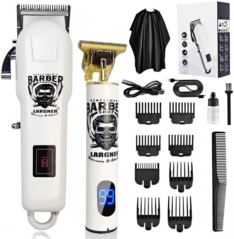 Hair Clippers for Men - Clippers and Hair Trimmers Set, Barber Clippers, Cordless Electric Clippers and Trimmers with Box, Professional Hair Clippers for Men Gifts