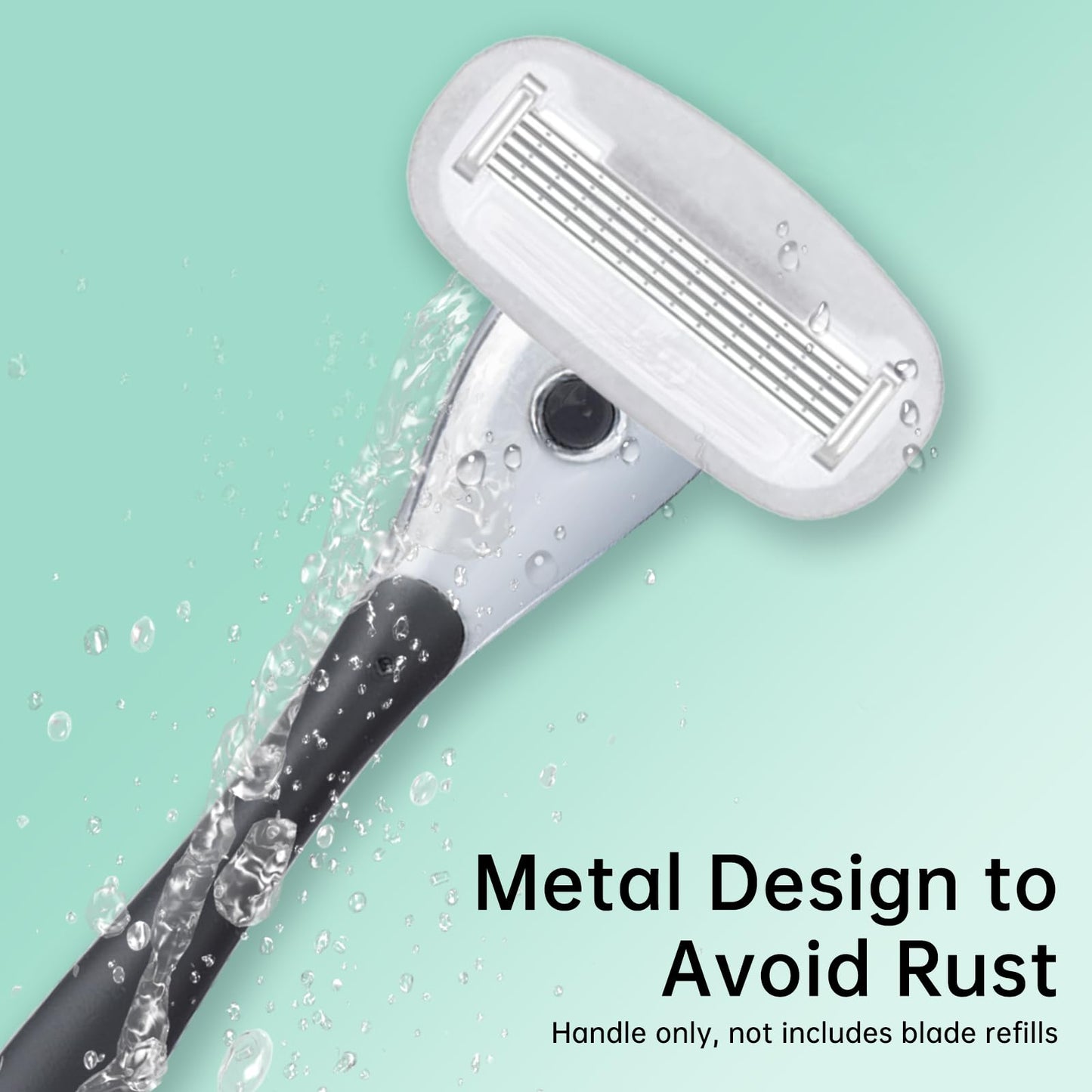 TEITEAI Metal Razor Handle Compatible with Billie Only