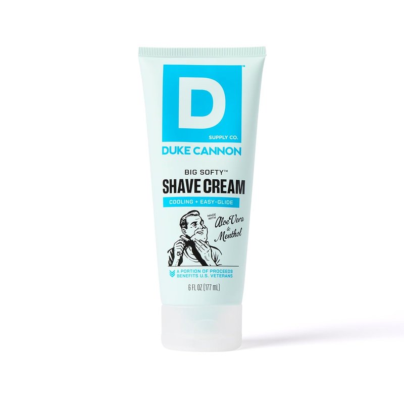 Duke Cannon Men's Shave Cream - Moisturizing 6 oz Shaving Cream for Smooth, Comfortable Shaves