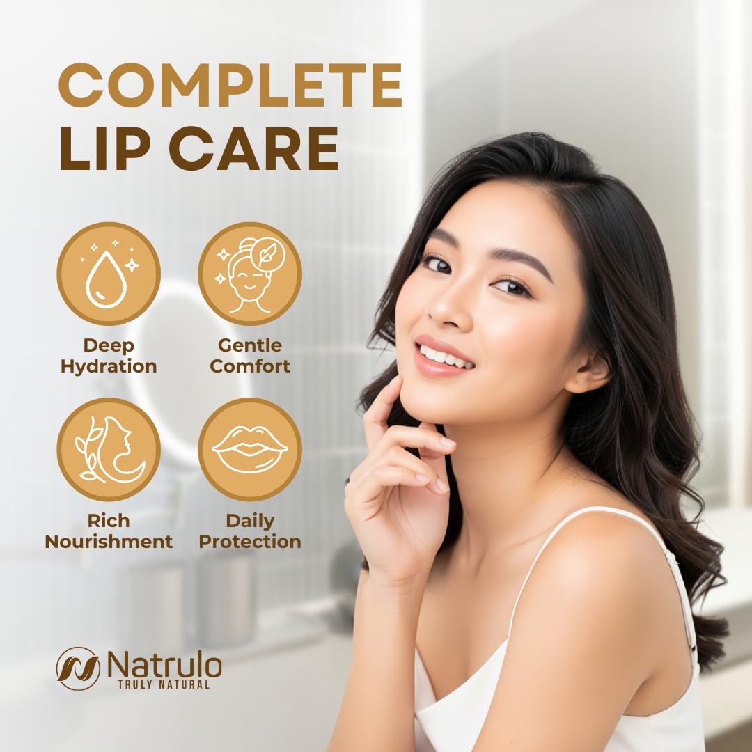 Coconut Lip Balm – Hydrating Lip Balm for Dry Cracked Lips – Natural Chapstick with Coconut Oil & Beeswax – Lip Repair for Extremely Dry Lips – Moisturizing Lip Care for Men Women & Kids – Made in USA