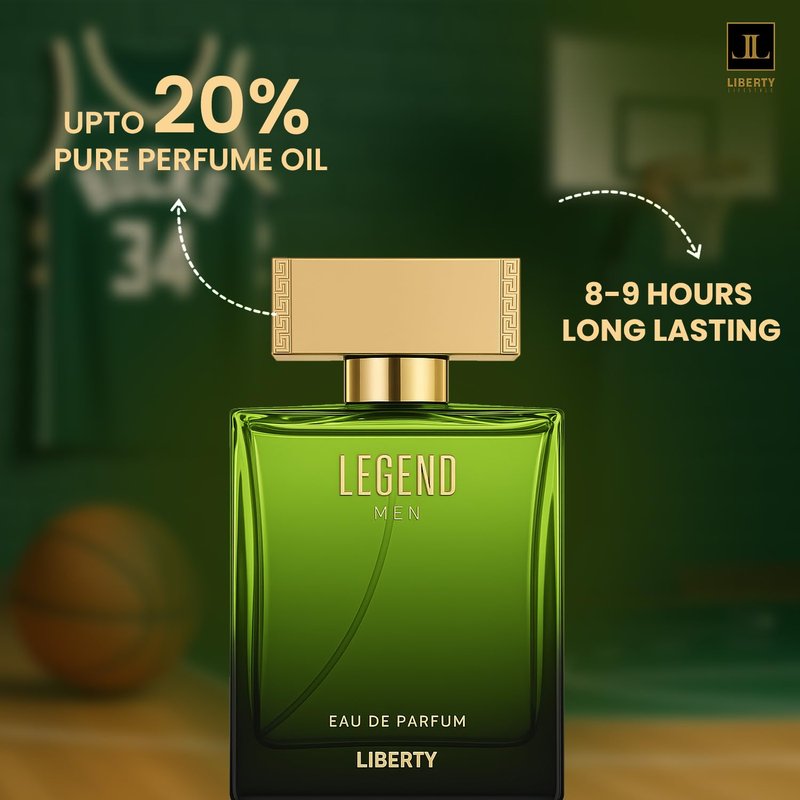Liberty Legend Eau de Parfum for Men - Long-Lasting Oriental Woody Fragrance | 100ml Luxury Scent