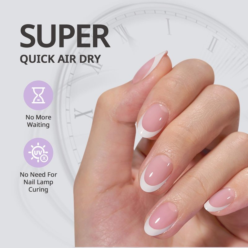 BTArtboxnails Nail Glue for Press Ons - Brush on Glue for Nail Tips & Acrylic Fake Nails, HEMA & TPO-free, Quick Air Dry & Long-Lasting, Mess-Free & Easy Application