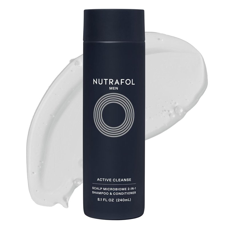 Nutrafol Men's 2-in-1 Shampoo & Conditioner | Hydrating Hair Care for Thinning Hair - 8.1 Fl Oz