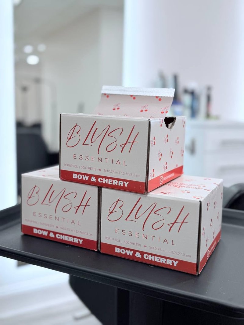 Bow & Cherry Hair Foils - Professional Aluminum Coloring Foils - 500 Sheets | 5"x10.75" - Ideal for Highlights