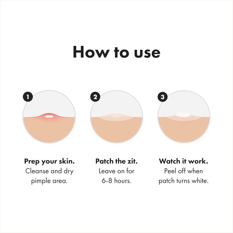 Mighty Patch™ Invisible+ Acne Pimple Patch - Hydrocolloid Cover for Zits & Blemishes | 72 Count