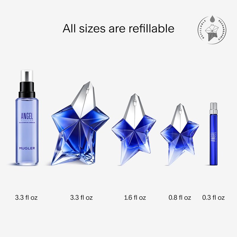 Mugler - Angel Stellar - Eau de Parfum - Womens Perfume - Ambery Gourmand - With Pistachio, Vanilla & Woody Accord - 1.7 Fl Oz