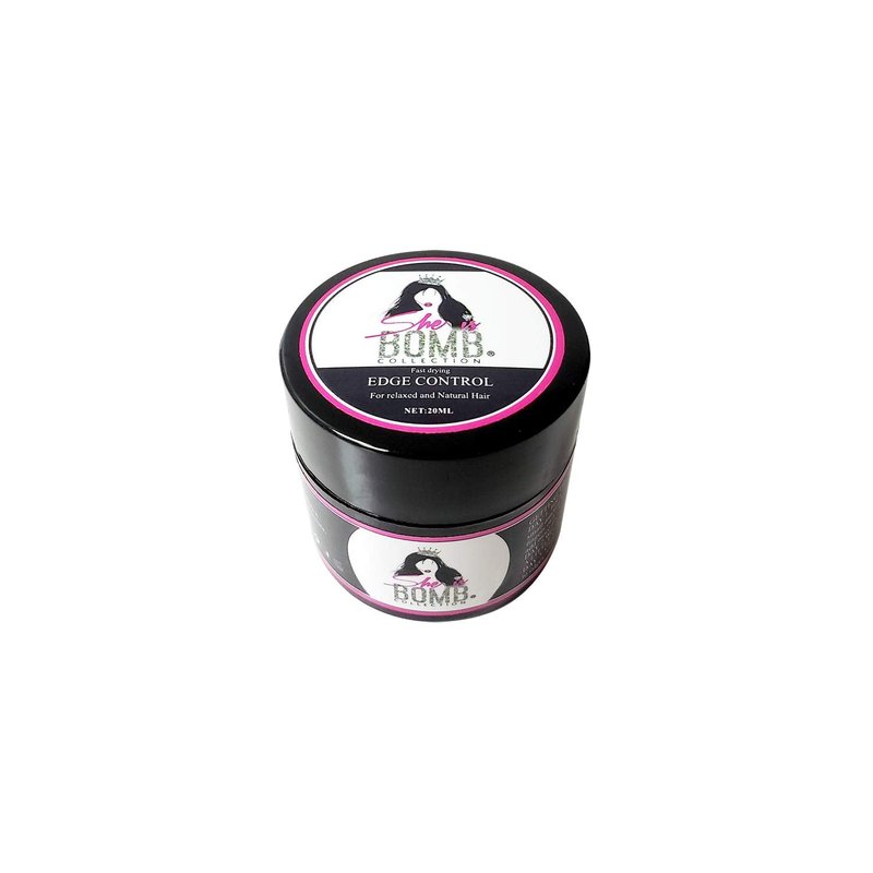 She Is Bomb Collection Edge Control - Travel Size 20ml for Sleek, Long-Lasting Hold