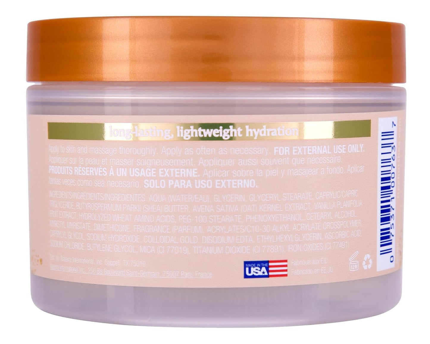 Tree Hut Vanilla Whipped Shea Body Butter, Long-Lasting Hydration for Soft, Smooth Skin, Nourishing Essential Body Care, Lightweight Moisturizer, 8.4 fl oz