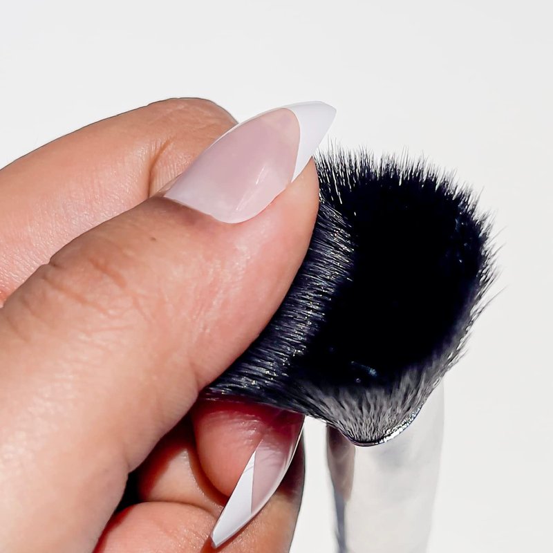 AOA Studio 10-Piece Silver Brush Set | Professional Foundation, Blending, Blush & Powder Brushes