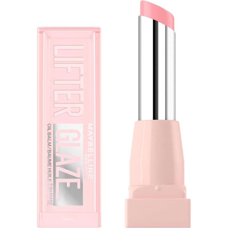 Maybelline Lifter Glaze Oil Balm - Hydrating Lip Balm with Hyaluronic Acid | 24HR Moisturizing Shine, Pink Drip
