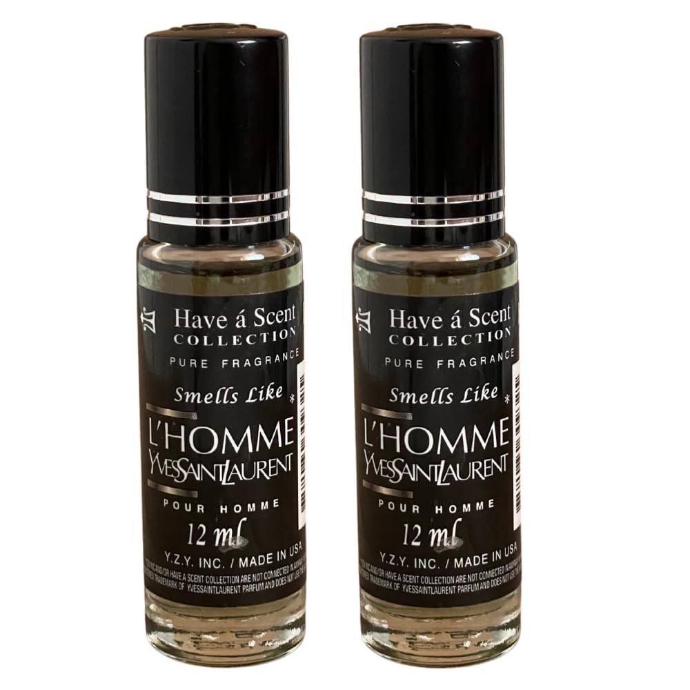Smell Like L'Homme Pour Homme for Men Roll On Oil 12ml (Pack of 2)