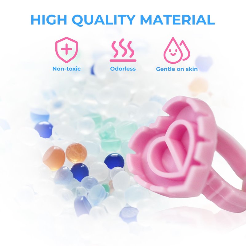 MIUXIA 300Pcs Glue Rings Lash Glue Rings for eyelash extention Supplies Lash Tech Holder Lovely Pink Heart Shape