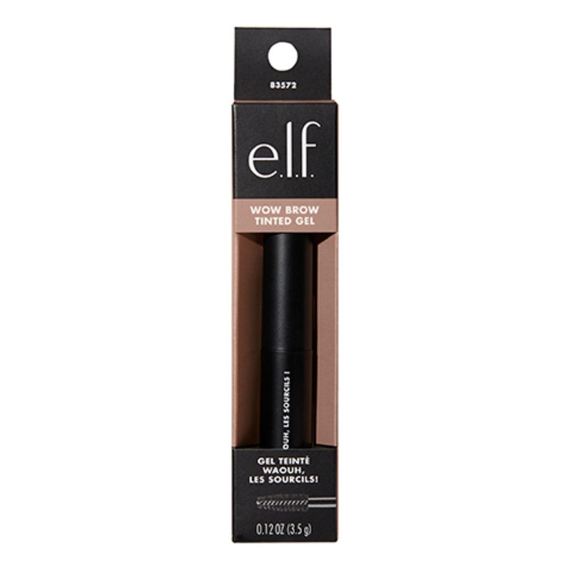 e.l.f. Cosmetics Wow Brow Gel, Taupe | Fiber-Infused | 0.12 Ounce | Pack of 2