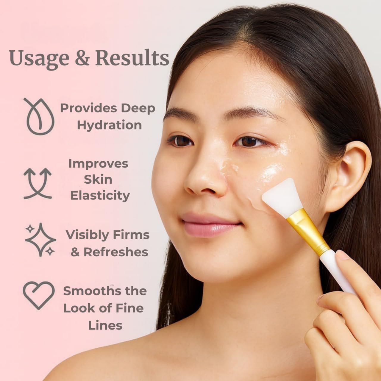 Liftouch Korean Collagen Night Wrapping Mask - Overnight Peel Off Facial Mask for Face - Hydrating Sleeping Mask Skincare - Anti-Aging Glass Skin Elasticity Treatment - Women