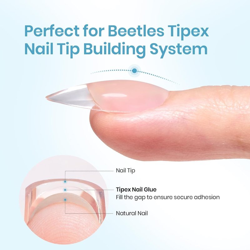 Beetles Nail Glue Gel - Super Strong 20g for Tipex Nail Tips | Long-Lasting, Beginner-Friendly