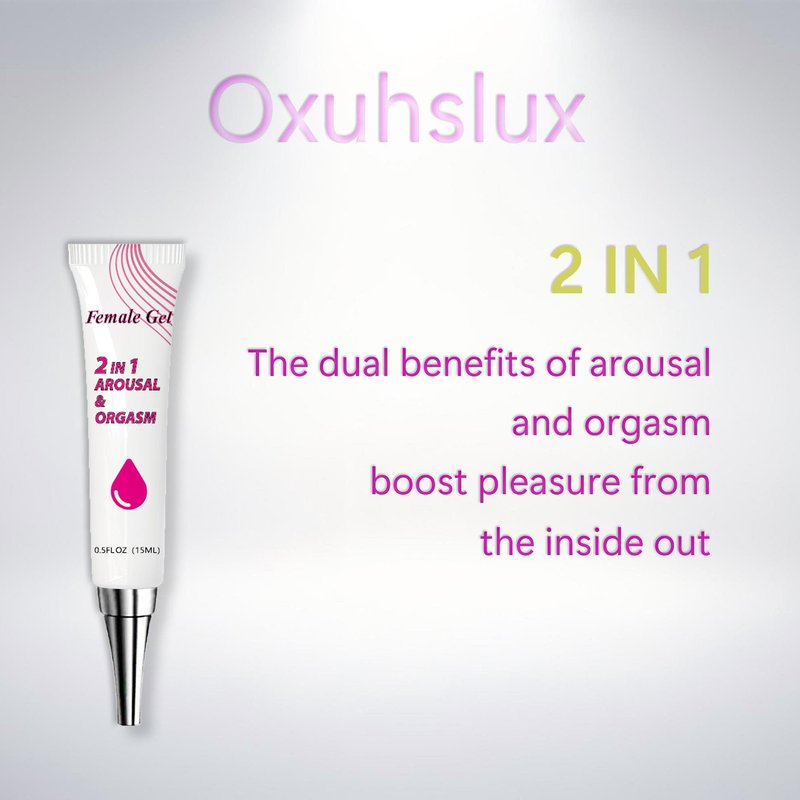 Fast-Acting Orgasm Gel for Women, Intense Arousal Stimulant, Massage Enhancer for Women and Couples, 2-in-1 New Experience