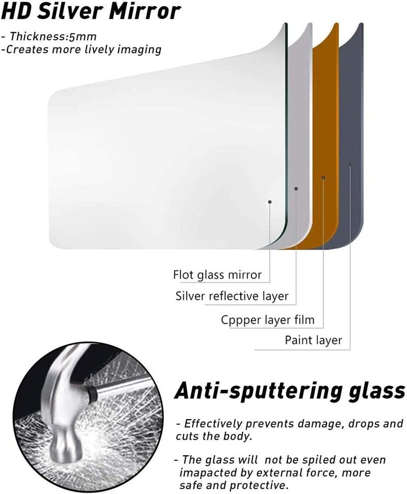 Arched Full Length Mirror - 78"x38" Freestanding Black Aluminum Frame | Perfect for Living Room & Bedroom