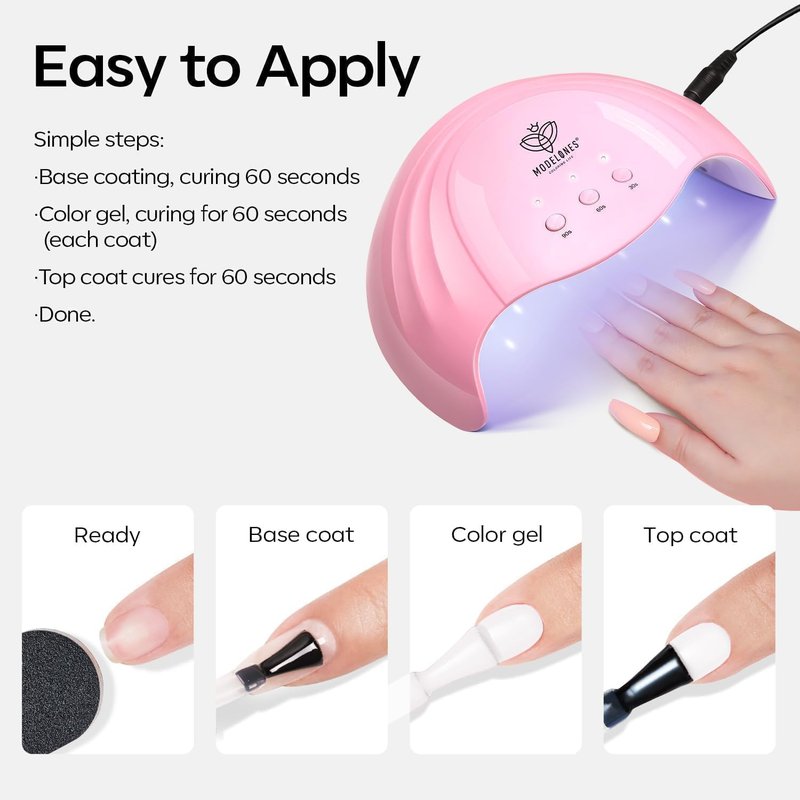 modelones White Gel Polish Black Gel Polish Set 2 Pcs 15ml Black And White Nail Polish Soak Off LED Nail Art French Manicure Salon Diy at Home Salon Gift for Women Girls