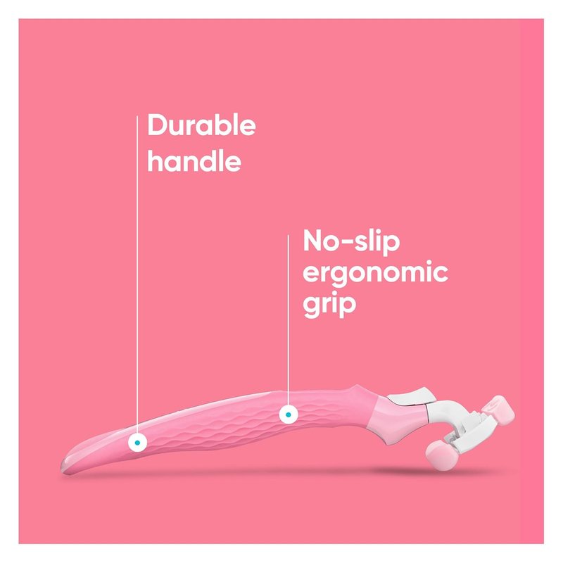 Gillette Venus ComfortGlide Razor for Women, White Tea Scented Gel Bars, Includes 1 Reusable Razor Handle + 2 3-Bladed Razor Refills, Women's Razor with Built-in Shave Gel Bars