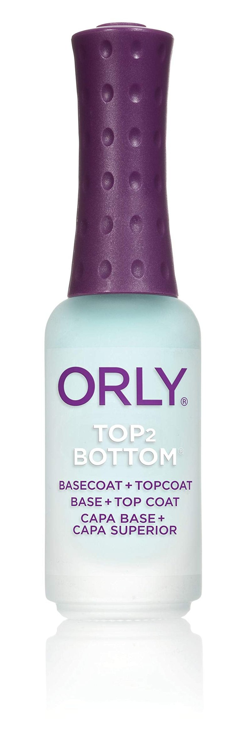 Orly Top-2-Bottom Nail Base Coat and Top Coat All-In-One, .3 Ounce