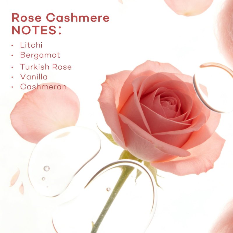 purefittech Pheromones Perfumes for Women Rose Cashmere Lychee Scent Roll-on Perfume with Kawaii Bear Keychain,Travel-Size Eau de Parfum, All-Day Fresh, Ideal Gift, Made in USA, 0.34 fl oz (10ml)