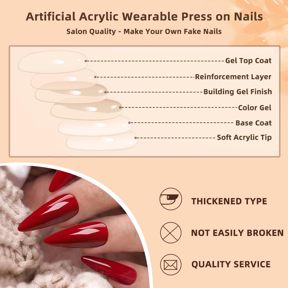yefiuo Summer Press on Nails Short Square Fake Nails Press ons Acrylic False Nails Glue on Nails Reusable Nail Tips Kit Full Cover Stick on Nails for Women Girls Nail Supplies 24Pcs