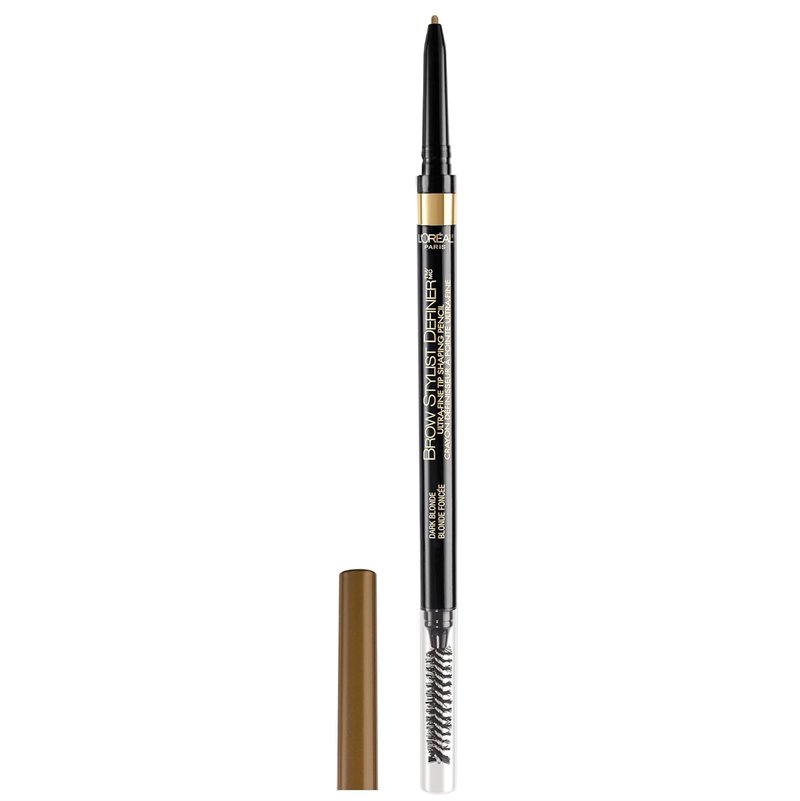 L'Oreal Paris Brow Stylist Definer Waterproof Eyebrow Pencil - Ultra-Fine Mechanical, Dark Blonde, 0.003 Oz