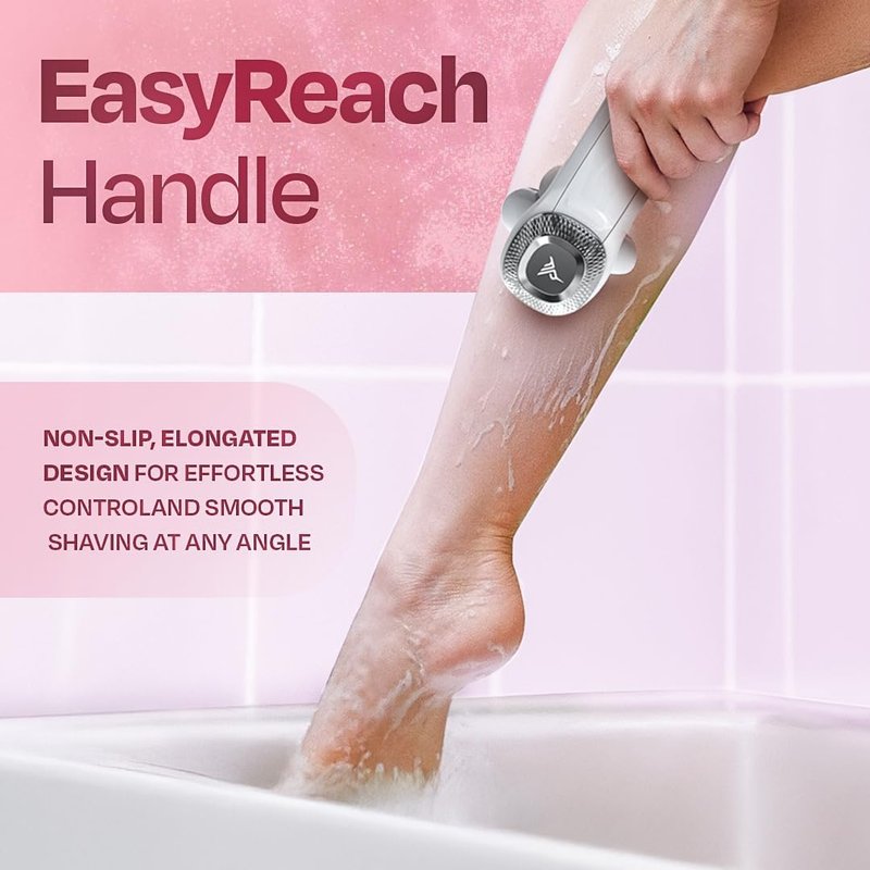 HUMMINGBIRD Flexy Electric Razors for Women - Cordless Waterproof Leg Shaver | Hair Removal & Exfoliation Kit