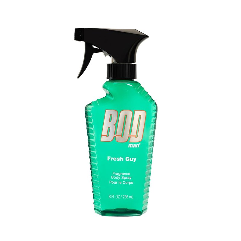 BOD Man Fragrance Body Spray - Most Wanted & Fresh Guy | 8 Fl Oz Each for All-Day Freshness