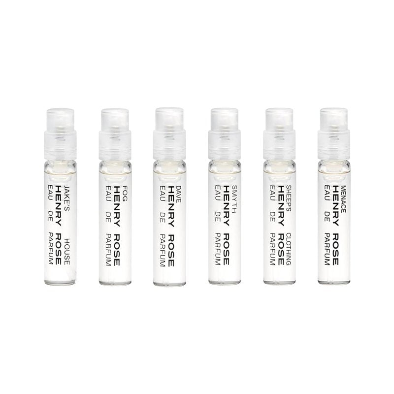 Henry Rose Fresh Collection Discovery Set | Travel Size Gender-Inclusive Eau de Parfum - Natural, Non-Toxic Fragrance Gift (6 ct)
