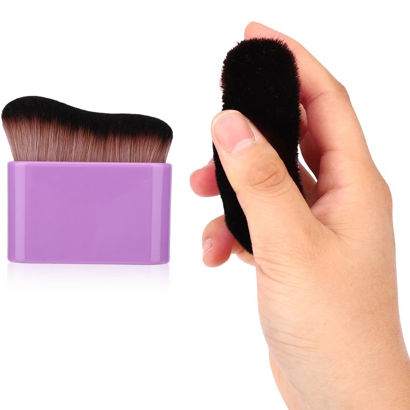Self Tanning Brush, Self Tanner Brush Foundation Body Makeup Brushes Tan Brushes for Face (Purple)