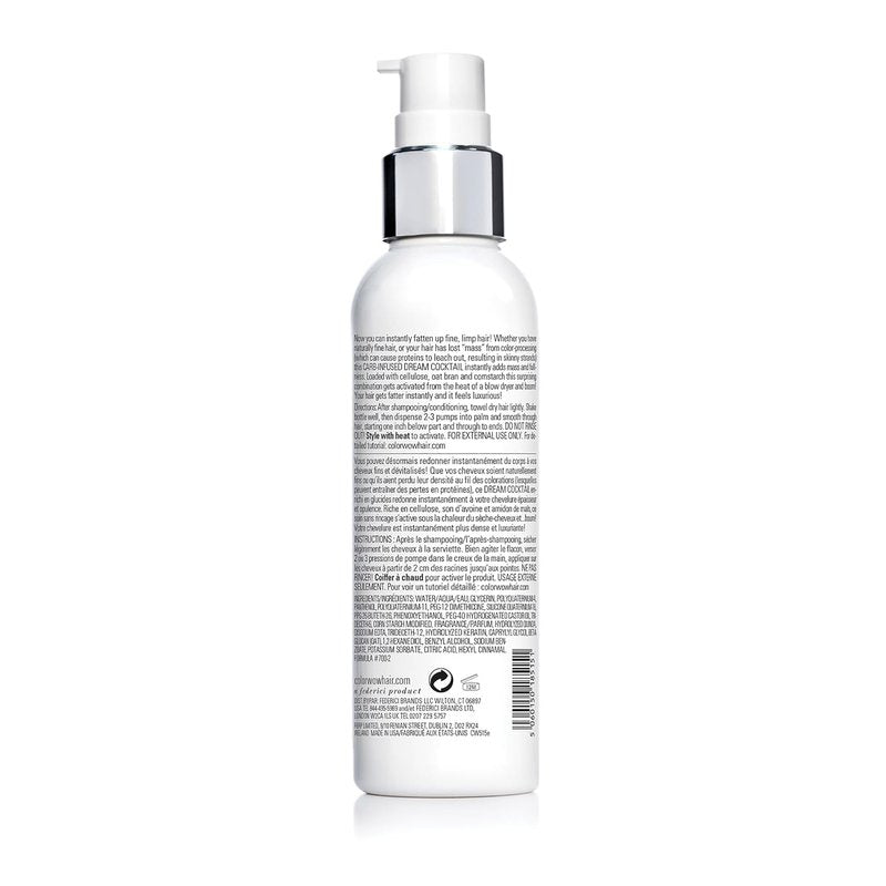 COLOR WOW Dream Cocktail Leave-in Treatment - Carb Infused for Thick, Full Hair | Heat Protection