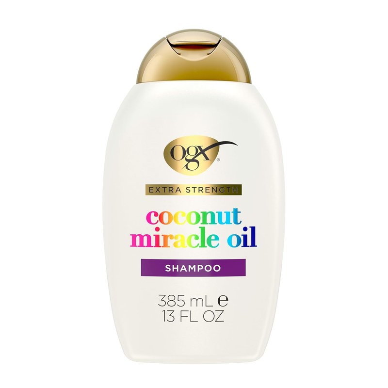OGX Extra Strength Shampoo - Damage Remedy + Coconut Miracle Oil for Dry, Frizzy Hair | 13 Fl Oz