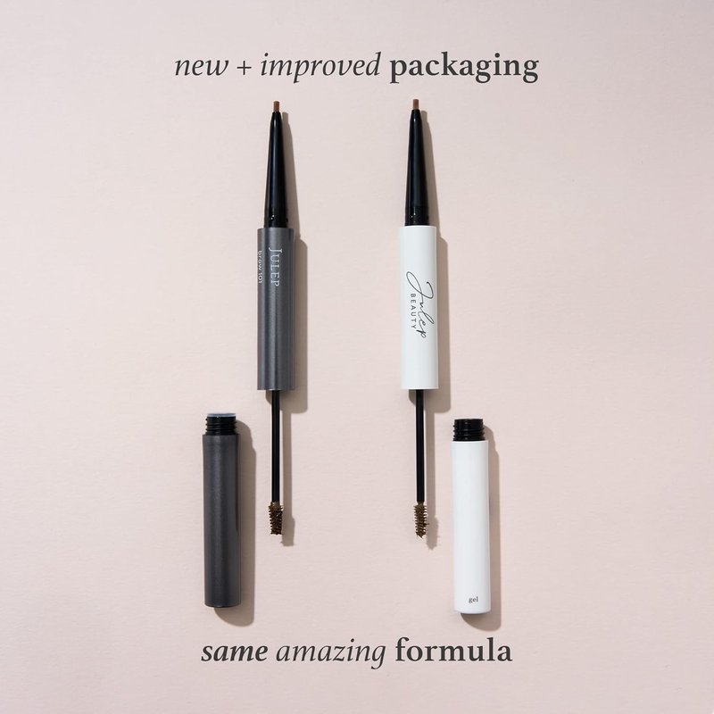 Julep Brow 101 Sculpting Pencil & Tinted Gel Set - Dual-Ended Eyebrow Tool for Defined, Waterproof Brows | Taupe