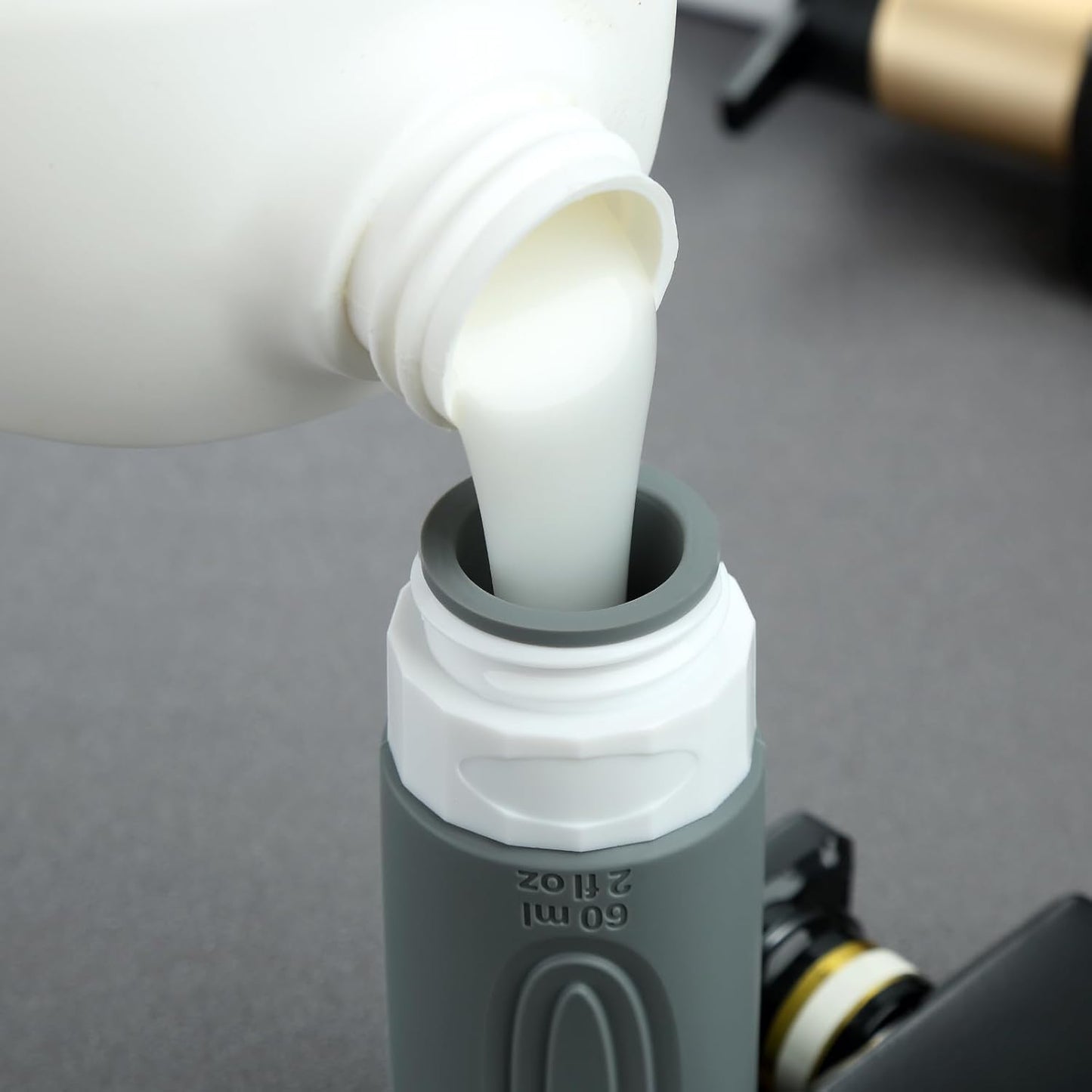 Travel Bottles for Toiletries - TSA Approved 2oz Leak Proof Containers | BPA Free with Toiletry Bag (4 Pack)