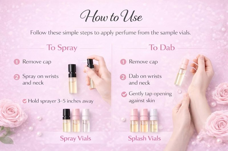 Designer Perfume Discovery Set - 10-Piece Mini Vial Sampler for Travel & Gifting | Assorted Fragrances