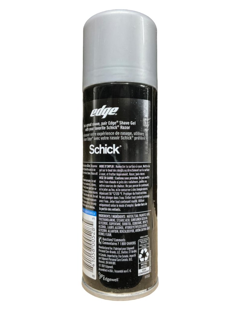 Edge Ultra Sensitive Shave Gel with Colloidal Oatmeal 7 oz (Pack of 2)