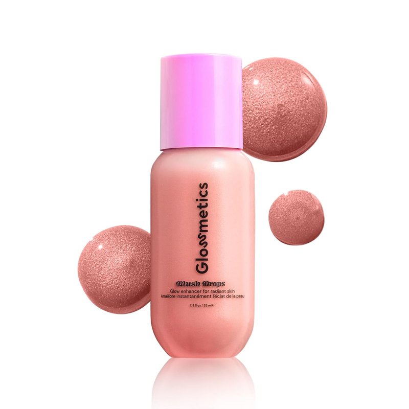 Glossmetics Blush Drops - Brightening Liquid Blush for Radiant Cheeks | Vegan & Cruelty-Free, Pink, 35ml