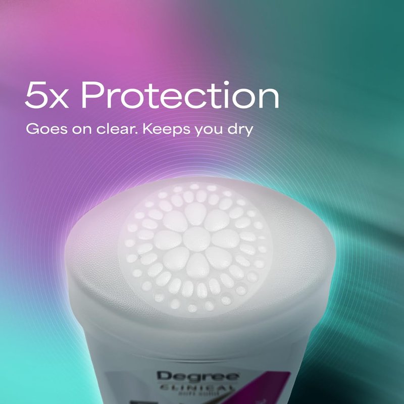 Degree Clinical Strength Antiperspirant Deodorant - 96-Hour Odor Protection | Original Soft Solid, 1.6 oz