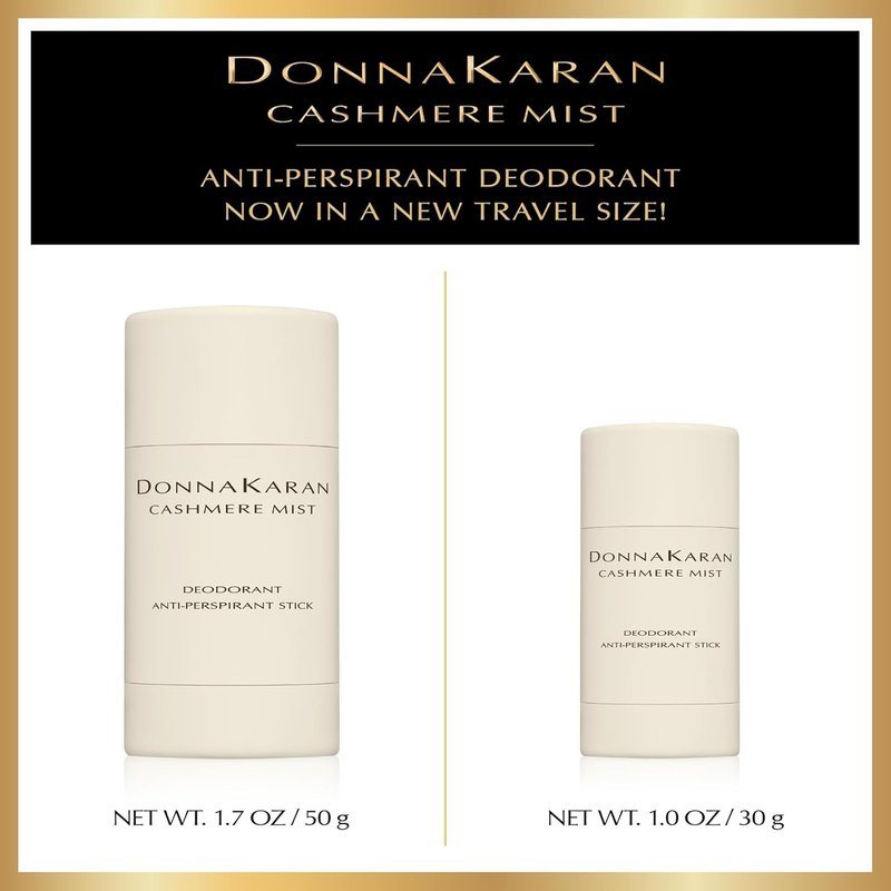 Donna Karan Cashmere Mist Deodorant Stick - Long-Lasting Protection for Women, 1.7 Oz.